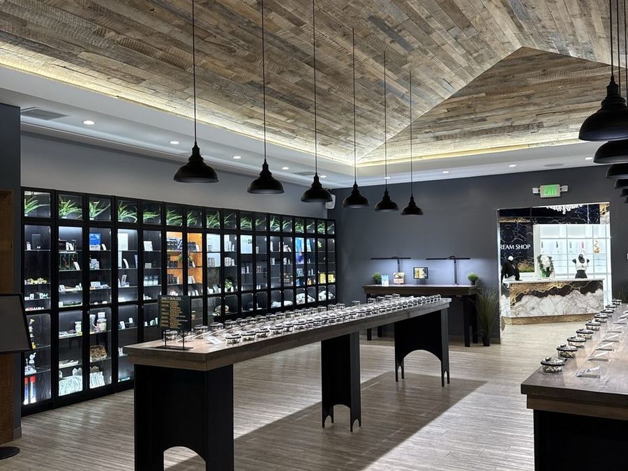 Cannabis dispensary retail floor