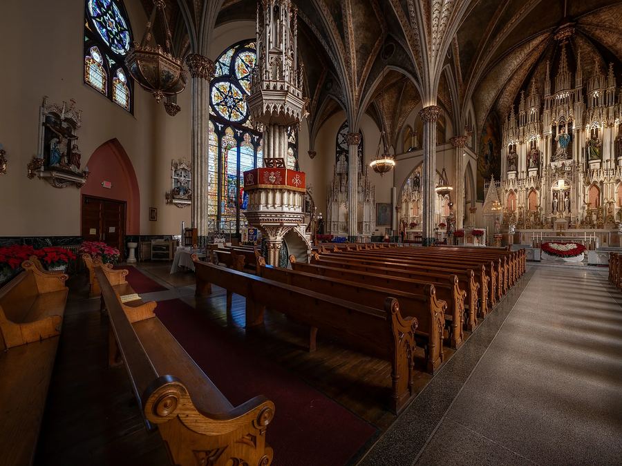 House of worship interior
