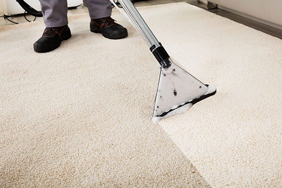 Commercial carpet extraction cleaning