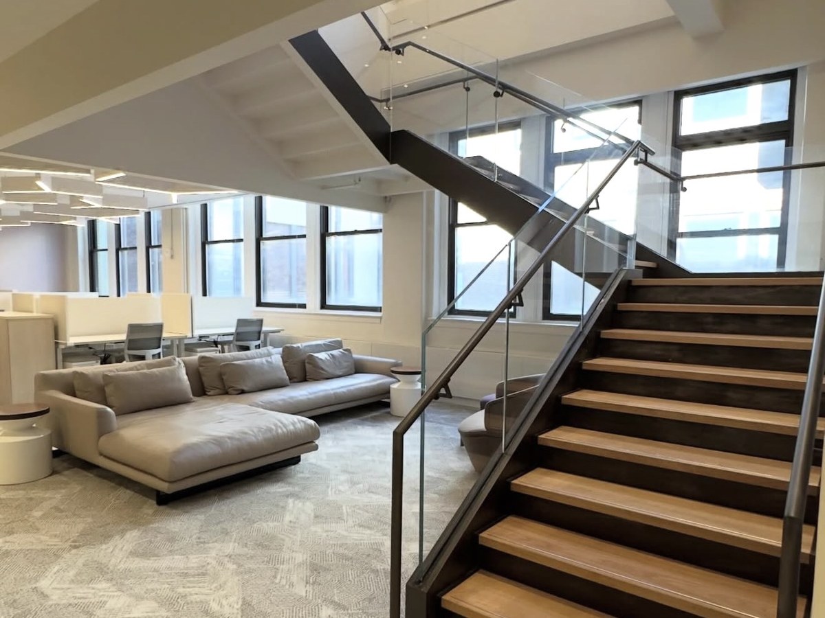 Commercial office window wall and glass partitions